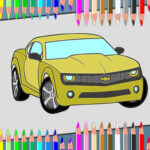 American Cars Coloring Book